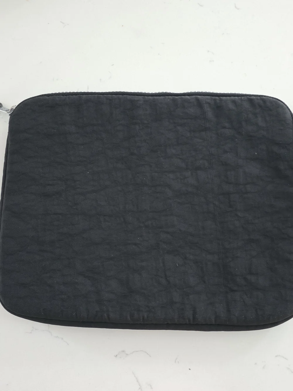 Kipling Black Padded Tablet/ Kindle Sleeve with Davina Monkey Keychain